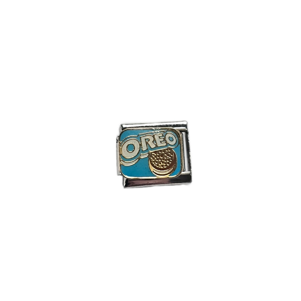Oreo Italian Charm Link For Charm Bracelet